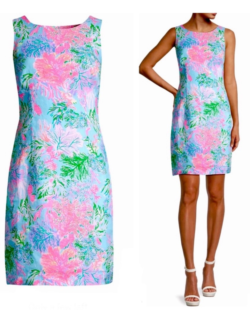 LILLY PULITZER Maurina Linen Shift Dress size 6